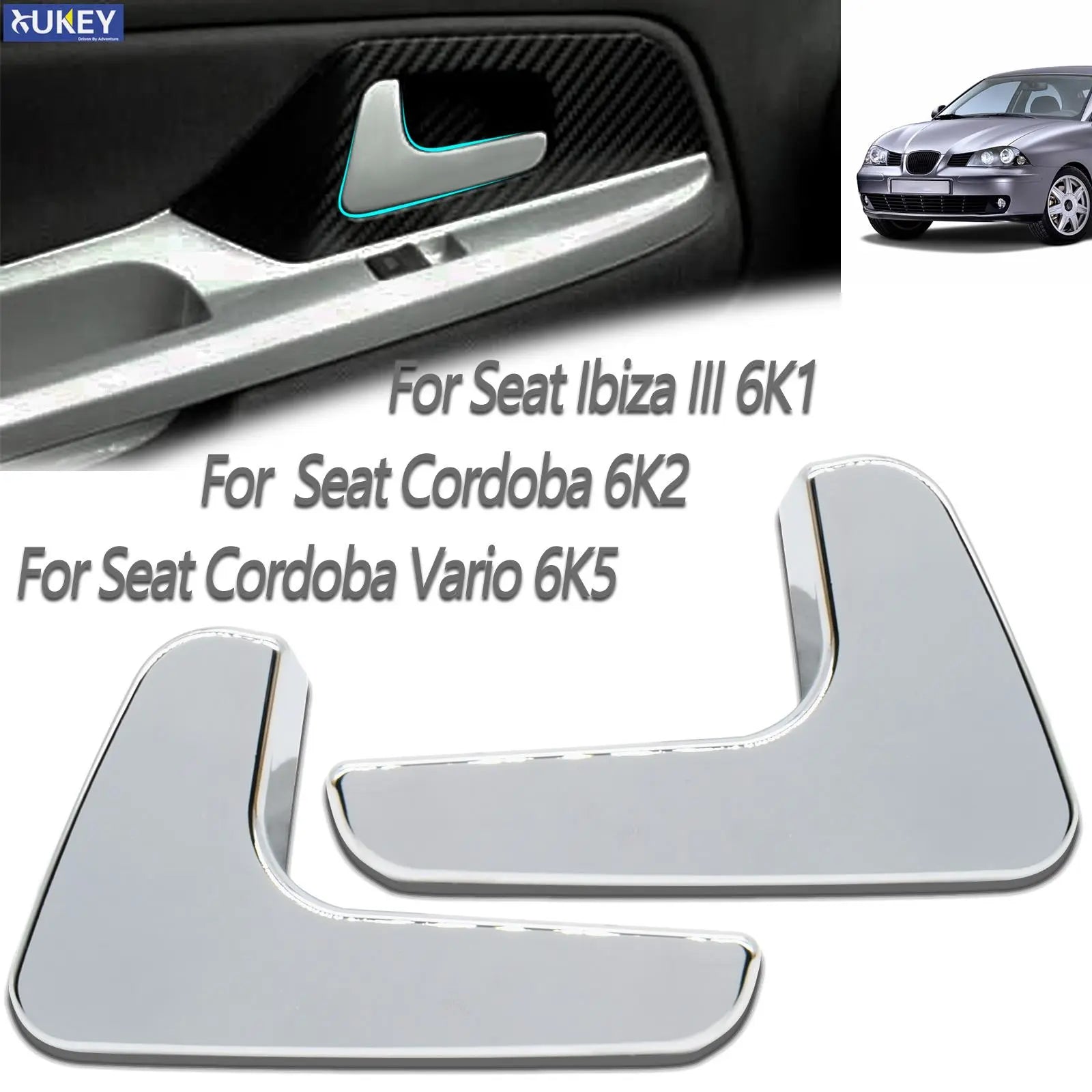 Inside Left Right Car Interior Inner Door Pull Handle for Seat Cordoba 6K2 Vario 6K5 Ibiza III 6K1 1999 - 2002 Car Accessories