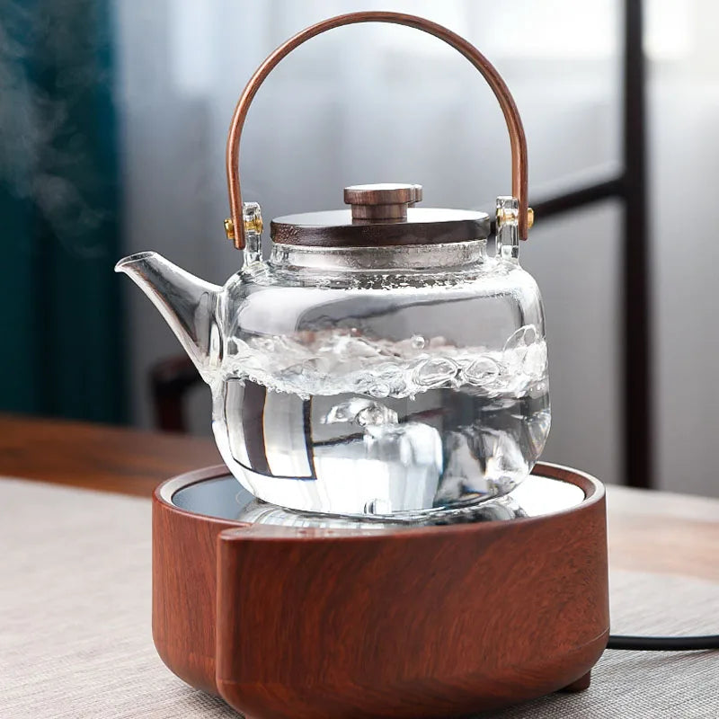 Powerful Teapot Electric Ceramic Heater Smart Coffee Mug Cup Warmer Glass Water Bottle Jug Adjustable Heating Tool Home Office