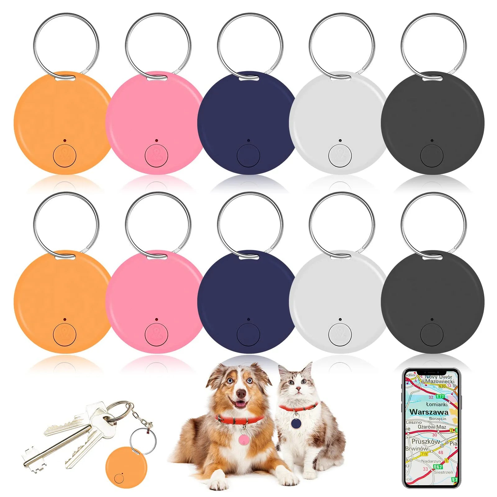 Mini GPS Tracker Bluetooth Anti-Lost Device Pet Portable Kids Wallet Tracking for IOS/ Android Smart Finder Locator Accessories