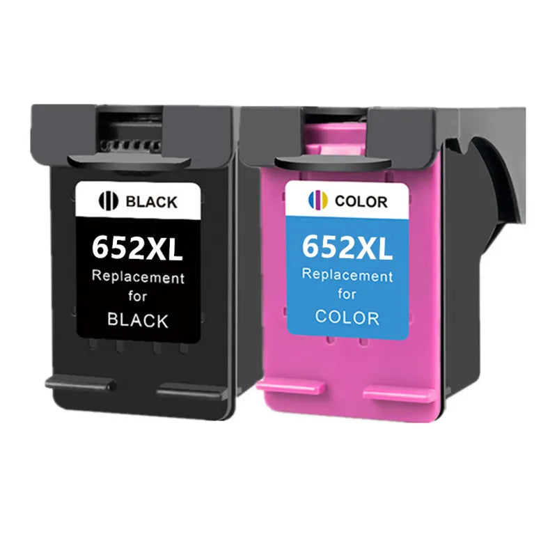 Compatible for HP 652 652XL HP652 Ink Cartridge Replacement for Deskjet 1115 1118 2135 2136 2138 3635 3636 3638 3838 3835