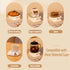220V Coffee Mug Warmer Electric Cup Heater 4 Temperature Settings Heating Coaster for Tea Milk Water Warming Pad Timed Shutdown
