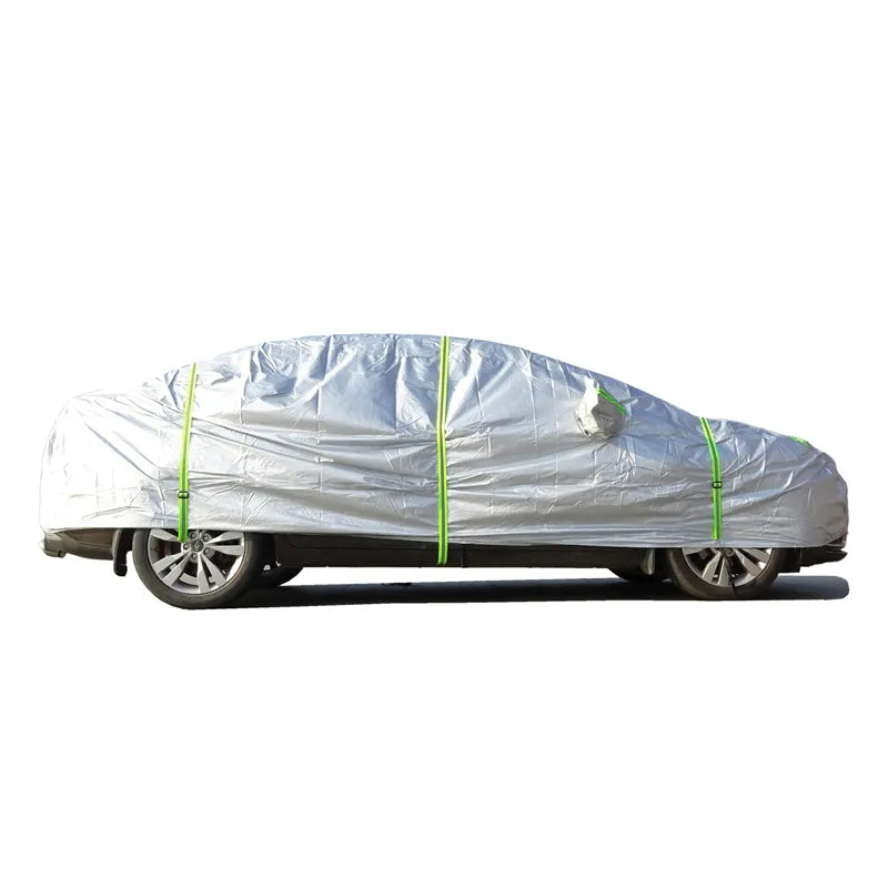 Car Cover Outdoor Protection Full Exterior Snow Cover Sunshade Dustproof Protection Cover Universal for Hatchback Sedan SUV