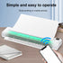 Wireless A4 Thermal Printer Bluetooth-compatible Pocket Photo Document Printer Easy To Use Printing Paper Replacement