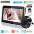 Camluxy Tuya 4.3Inch 1080P WiFi Peephole Doorbell Camera 120° Wide Angle Alexa Google Door Eye Viewer Wireless Doorbell at Home