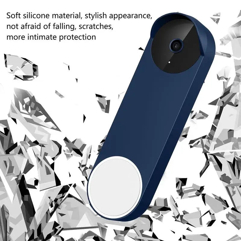 Doorbell Silicone Protective Cover Waterproof Drop-proof Doorbell Skin Case ForGoogle Nest Camera Video Doorbell Accessories