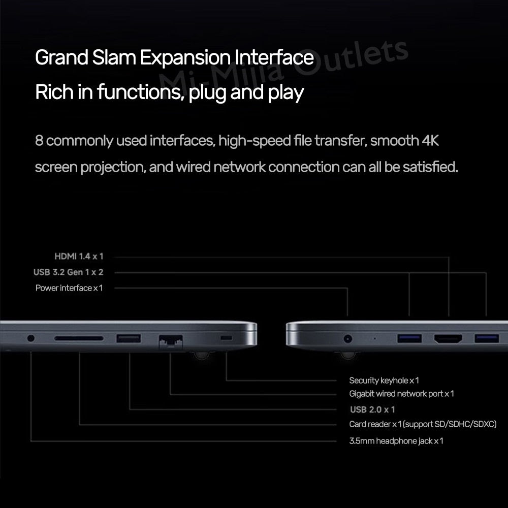 Xiaomi RedmiBook 15E 2023 Laptop i5-11320H/i7-11390H RAM 16G 512G/1TB SSD Mi Notebook Iris Xe 15.6Inch FHD DC Screen Computer PC