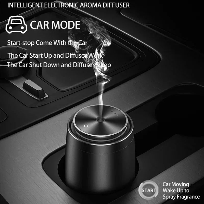 Car Air Fresheners Aromatherapy Essential Oil Diffuser Battery Powered For Home Office Bedroom Mini Portable Fragrance Diffuser
