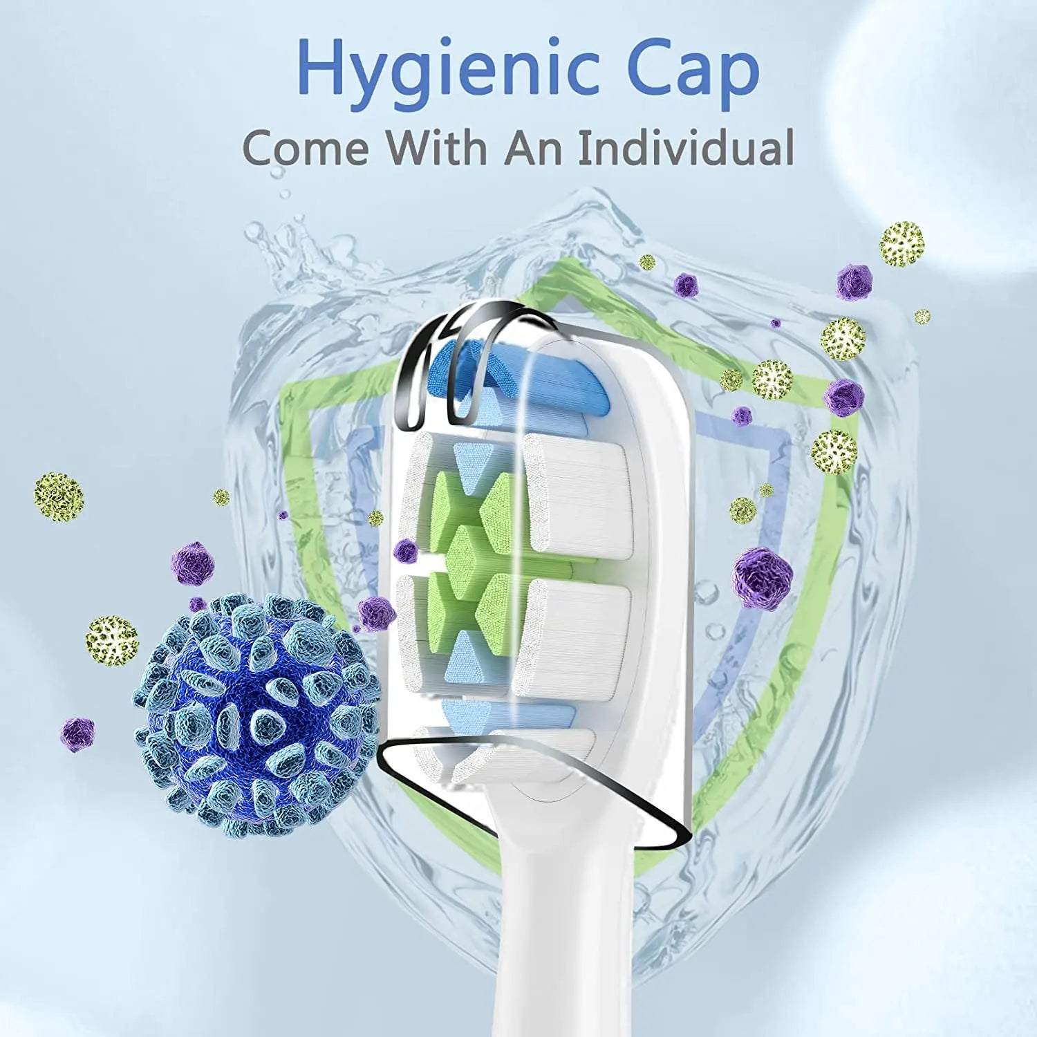 Replaceable Toothbrush Heads For Philips Sonicare Flexcare Diamond Clean Healthy White HX3/6/9 Bright White Diamonds Brush Head