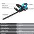 21V Cordless Hedge Trimmer Household Garden Trimmer Pruning Saw Lawn Mower Electric Hedge Trimmer Garden Tool