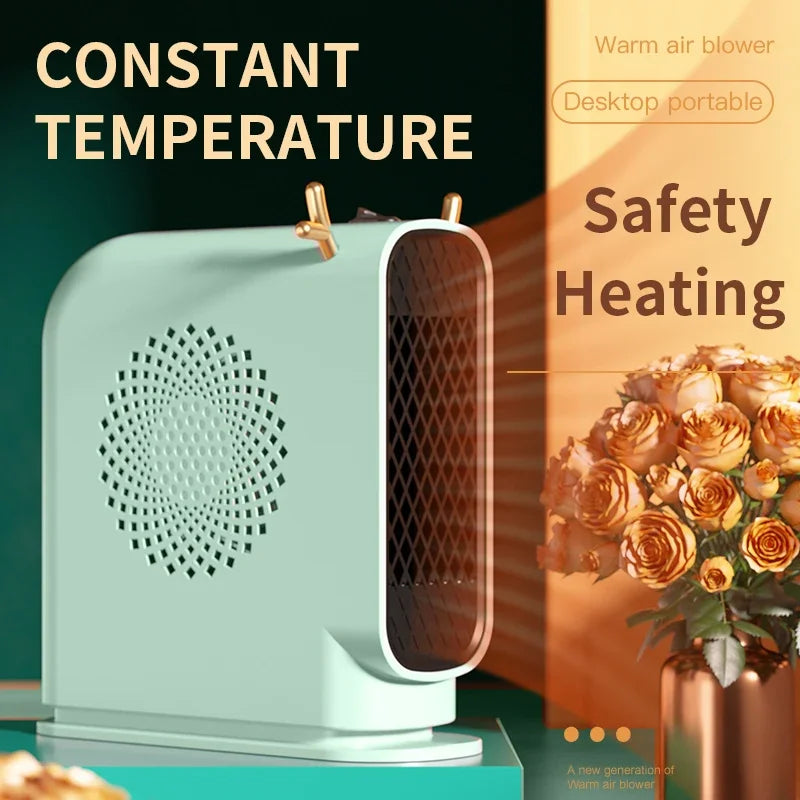 Electric Heater Fans Portable Portable Desktop Low Consumption Heating for Home Office Hand Foot Warmer Machine for Winter 500W