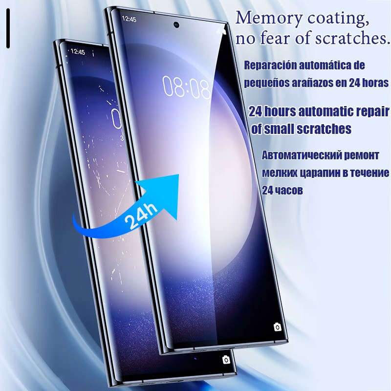 HD Hydrogel Film For Samsung Galaxy S23 S22 S21 S20 Plus Ultra FE Full Cover Screen Protector Samsung Note 20 10 9 S10 Lite E 5G