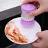 Dishwashing Brushes Automatic Liquid Addition Wash Pots Dish Sink  Washing Up Liquid Soap Dispenser Home Kitchen Bowl Brushes