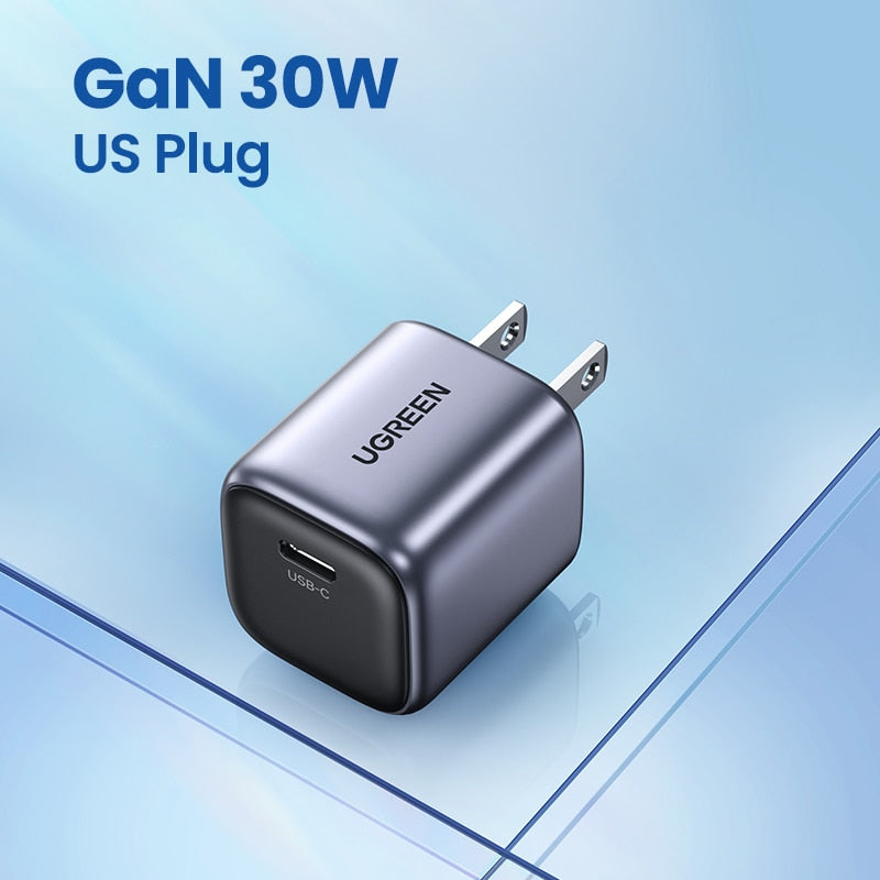 【NEW SALE】UGREEN 20W GaN Charger PD Fast USB Type C Charger USB C PD3.0 QC3.0 Quick Charging For iPhone 14 13 12 11