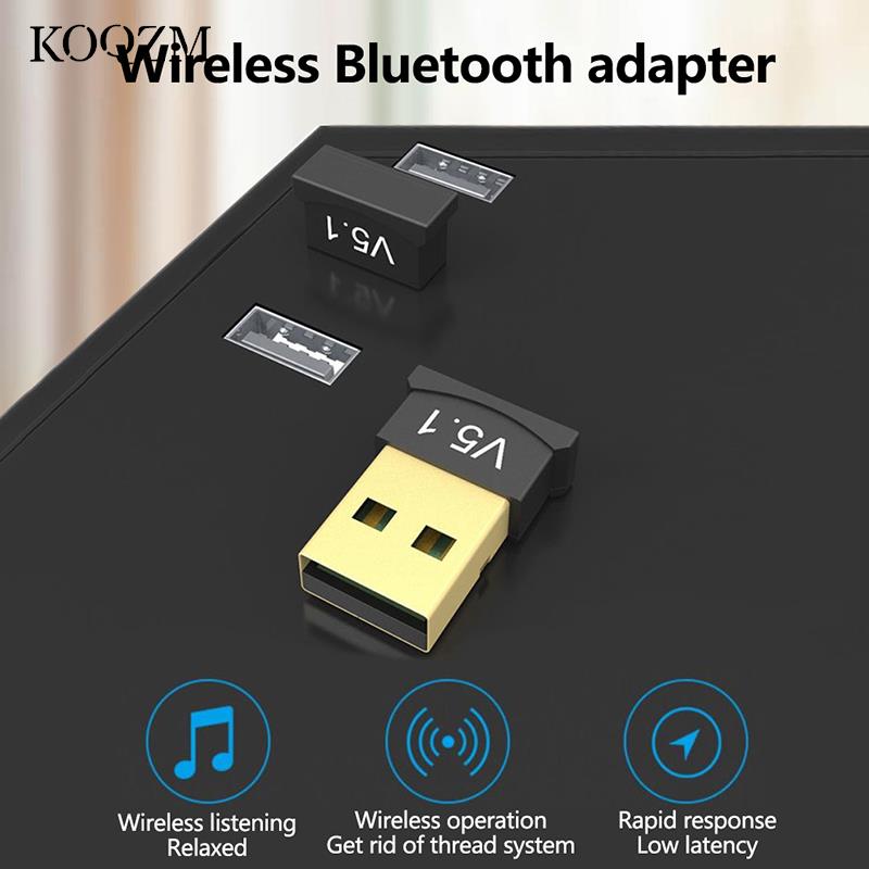 Usb Bluetooth Receiver BT Transmitter Aptx Mini Adapter USB Bluetooth 5 1 Dongle 5.1 Driver Free Adapter For Windows 7/8/8.1/11