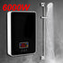 220V 6000W Instant Tankless Electric Hot Water Heater Bathroom Kitchen Instant Heating Tap Demand Water Heater with LCD Display