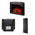 Mantel fireplace electric heater