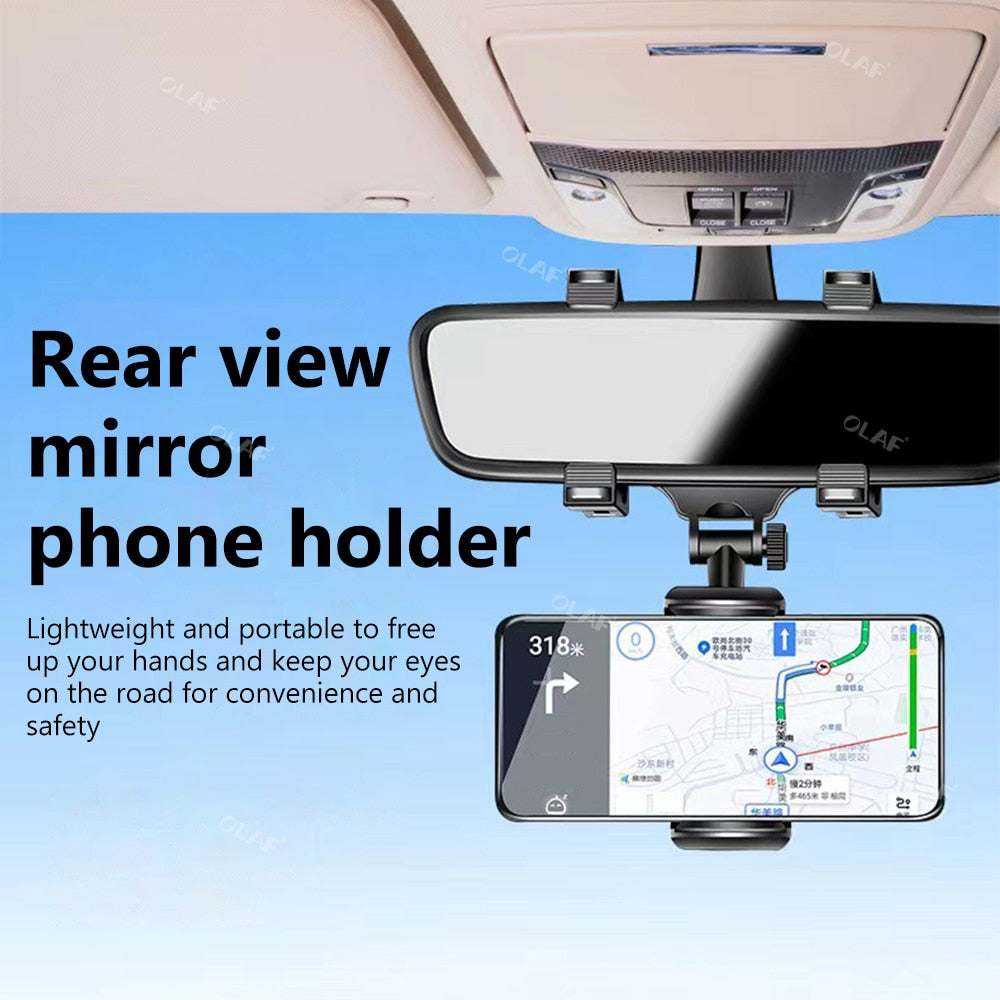 Olaf Car Phone Holder Car cell phone support 360 Rotatable Mobile phone holder in car GPS For Huawei Xiaomi iPhone Car Holder