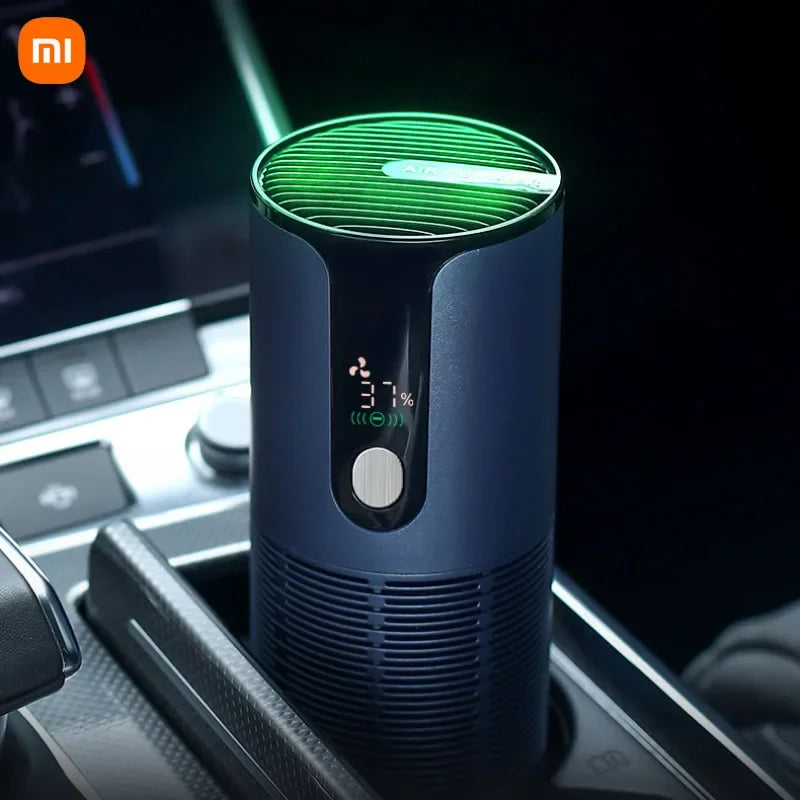 Xiaomi Mijia Car Air Purifier Freshener Filter Deodorizer Negative Ion 1200mAh Remover Formaldehyde Smoke Odor Air Cleaner