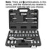 Professional Car Repair Tool Complete Tool Kit Wrench Hand Tool Set Auto Mechanical Ratchet Wrench Socket Garage Fix Tool Boxes