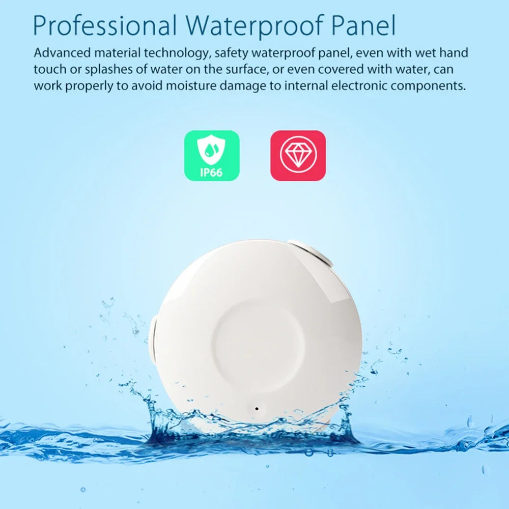 Tuya Wifi Water Detector Leakage Sensor Alarm Leak Detector Sound Smart Life APP Flood Alert Overflow Home Security Warn System
