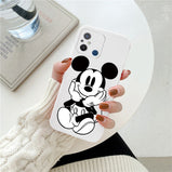 For Redmi 12 C Redmi12C 6.71'' Case Lovely Disney Mickey Mouse Minne Silicone Cover For Xiaomi Redmi 12C Matte Soft Funda Bumper
