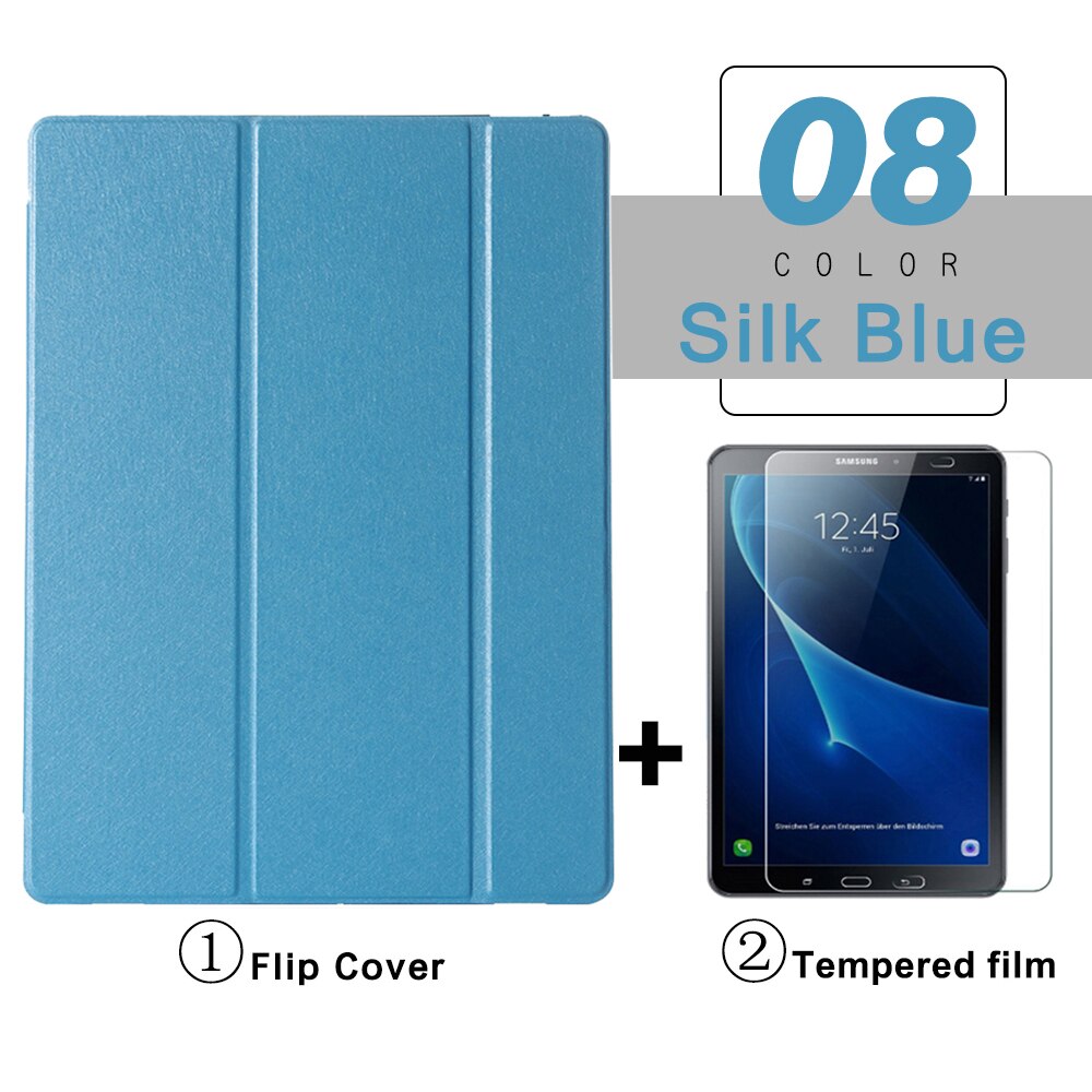 Flip Tablet Case For Samsung Galaxy Tab A A6 10.1'' T580 Funda Leather Smart Cover For Tab A8 10.5 X200 A7 Lite T220 Folio Capa