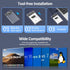 Goelely USB 3.0 HDD Case 2.5 Inch HDD Enclosure 5Gbps Micro B to USB 3.0 Hard Drive Case Transparent SATA HDD Adapter for Laptop
