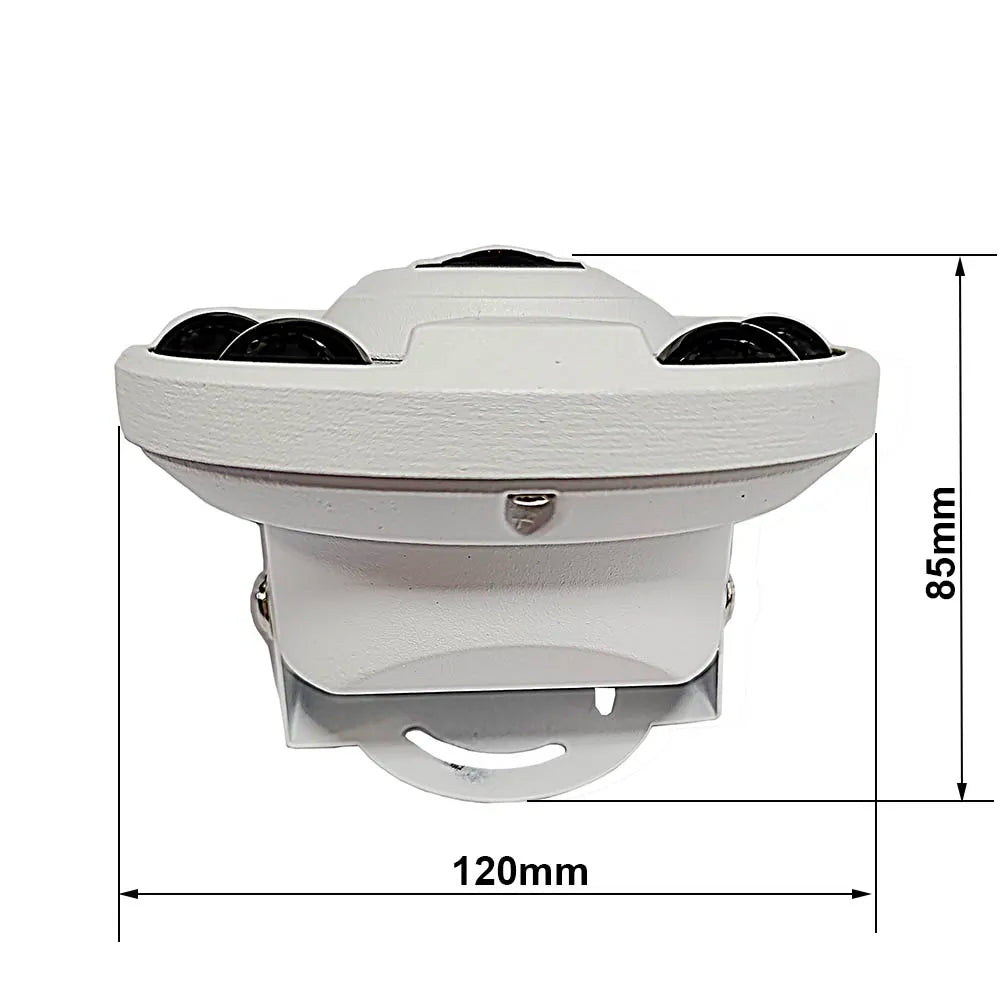 4K 8MP  H.265 1.7MM Fisheye Lens 5MP Panoramic Ultra HD ONVIF 180 Degree Audio Nightvision 4MP Metal Security CCTV  IP Camera