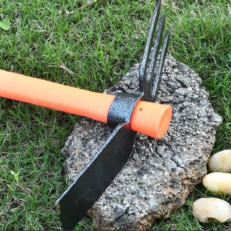 Steel Hoe Garden Tools Handheld Gardening Tools and Equipment Outdoor Portable Weeding Vegetable Planting Digging Household