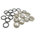 10 sets Master Brake Cylinder Reservoir Sight Glass Motorcycle Dirt Bike Gasket 18mm 12mm 14mm For Honda Suzuki Kawasaki Harley