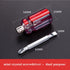Screwdriver Kit Set Mini Small Portable Radish Head Screw Driver Precision Car Repair Tools Transparent Handle Repair Hand Tools