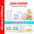 NIIMBOT D101 Label Printer Sticker Paper Roll 20 25mm Mini White Color Label Papers Waterproof Price List Tag Color Roll Paper