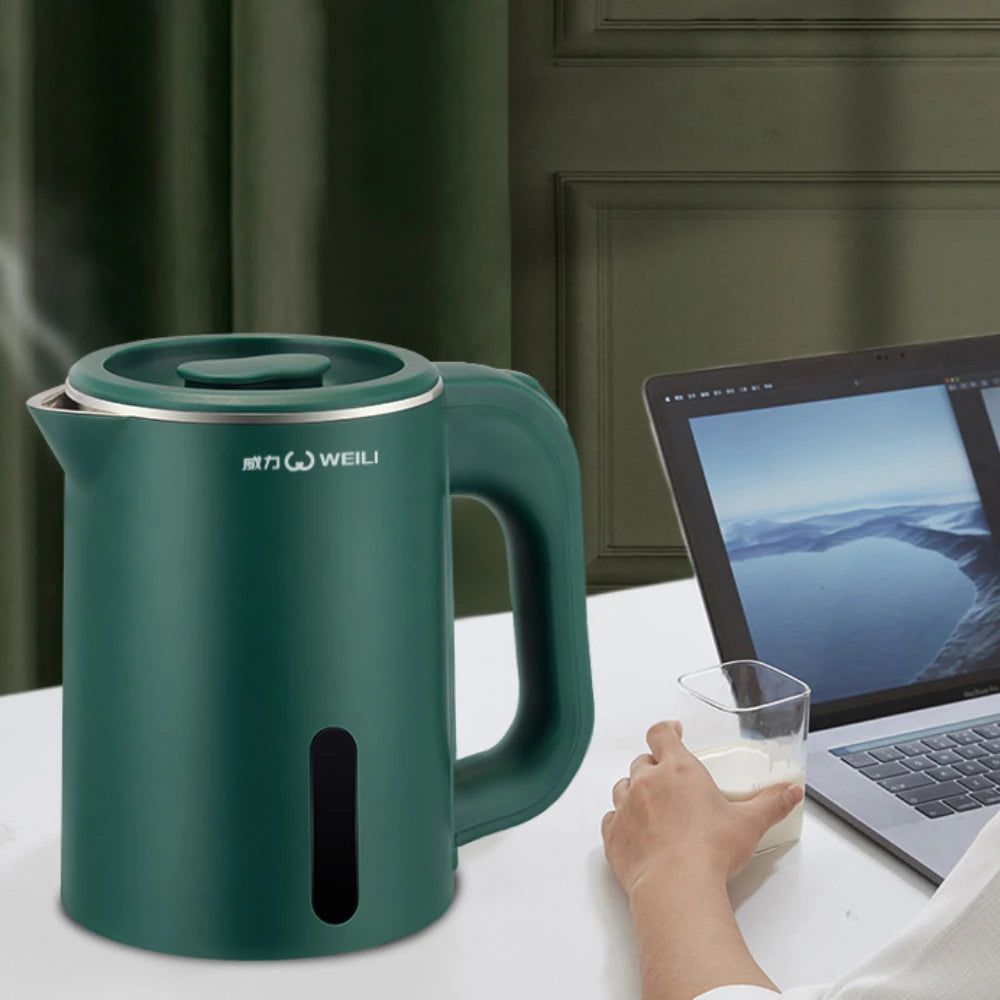 220V 0.6L/1L Electric Coffee Pot Electric Espresso Pots Make Tea Heat Milk Portable Travel Home Stove Top Kettle Coffeeware
