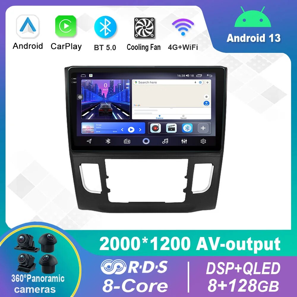 9 Inch Android 12.0 For HONDA CRIDER 2013-2018 Multimedia Player Auto Radio GPS Carplay 4G WiFi DSP
