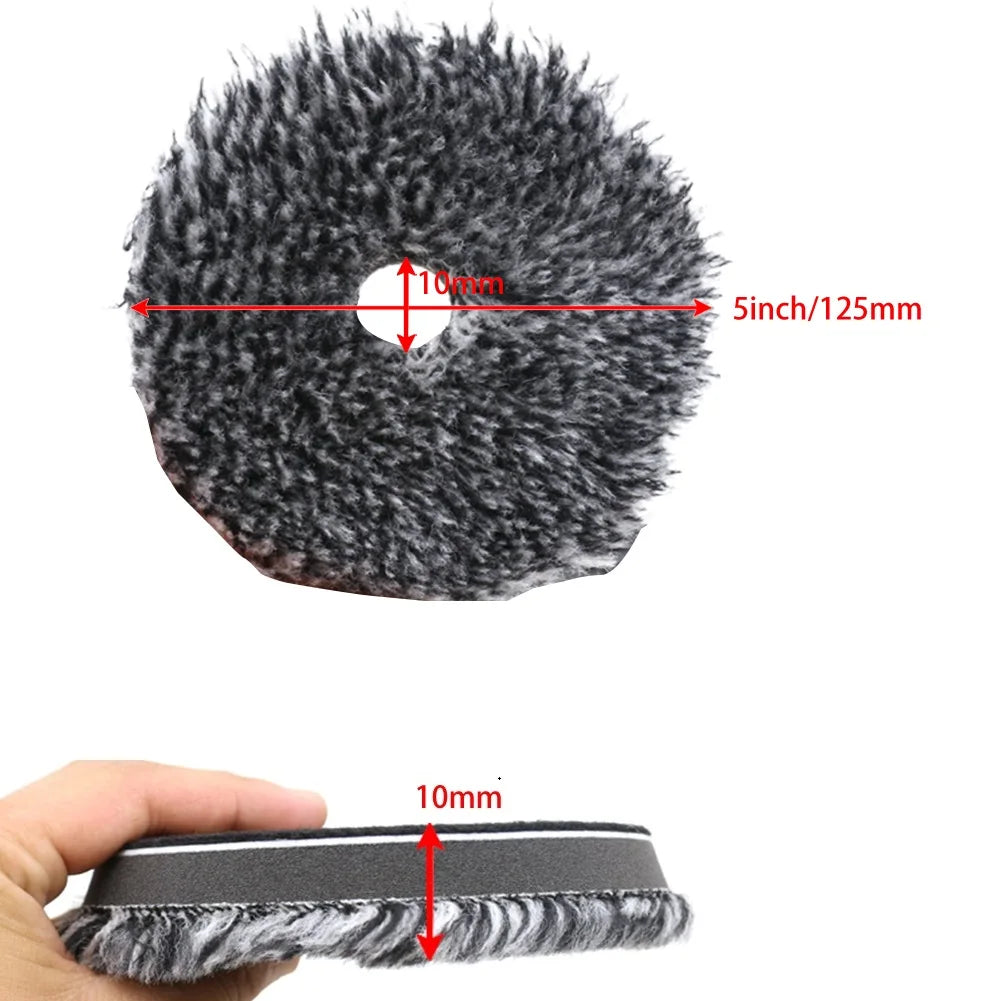 1PCS Car Polishing Pad Microfiber Buffing Pads Car Woodworking Furniture Glass Fiberglass Detailing Care Washer Polisher Tools