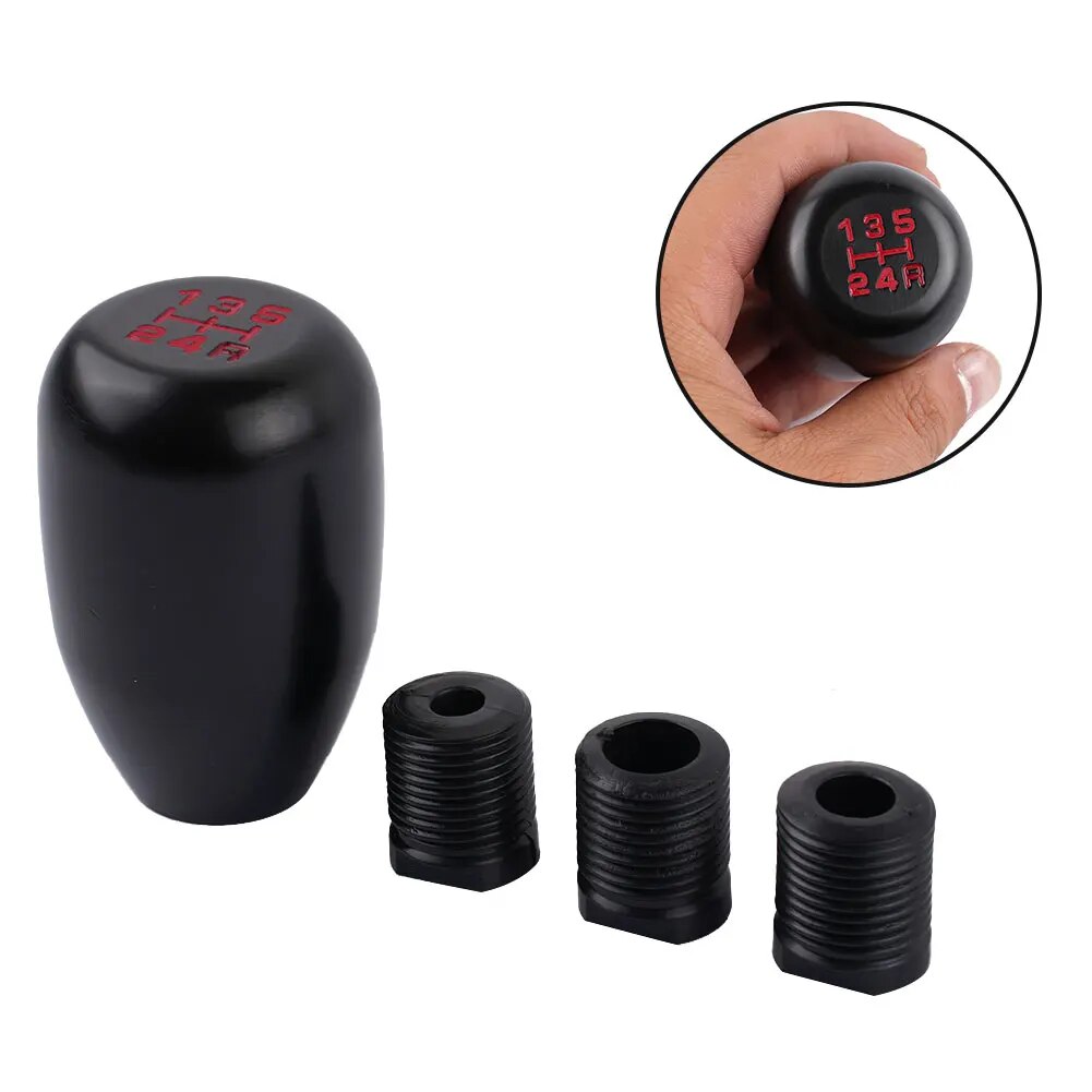 Car Shift Knob For MT Racing Manual Parts Replacement Universal Accessrories Black Gear Stick 5 Speed Durable New