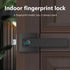 Fingerprint Password Door Lock With Tuya Electronic Smart Lock Digital Door Security Biometric Handle Lock For Bedroom Apartment