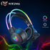ONIKUMA X15 Pro Over-Ear Headphones Gaming Headset Wired Cancelling Earphones Pink Cat Ears Rgb Light With Mic For PC PS4