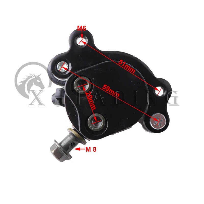 Motorcycle Front/Rear Hydraulic Pump For 49cc Water-cooling Small Sports Car Mini Moto Bicycle Gas Scooter Brake Calipers System