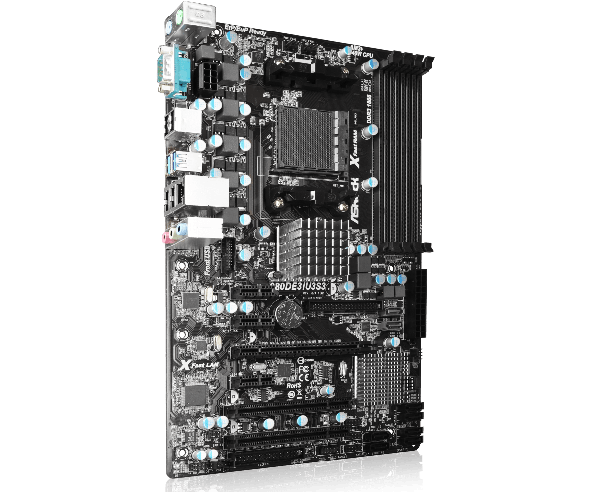 Asrock 980DE3/U3S3 R2.0 AM3+ Motherboard AMD 770 4xDDR3 32GB 2xSATA USB 3.1 ATX FOR AMD Phenom II X6 X4 X3 X2 CPU