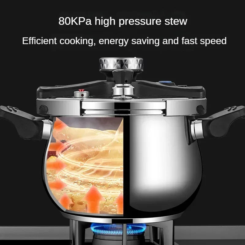 New Pressure Cooker 304 Stainless Steel Pressure Cookers Explosion-Proof Pressure Cooes Cooking Pots Be Used As Saucepan Steamer