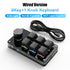Programming Macro Custom Knob Keyboard RGB 3 Key Copy Paste Mini Button Photoshop Gaming Keypad Mechanical Hotswap Macropad