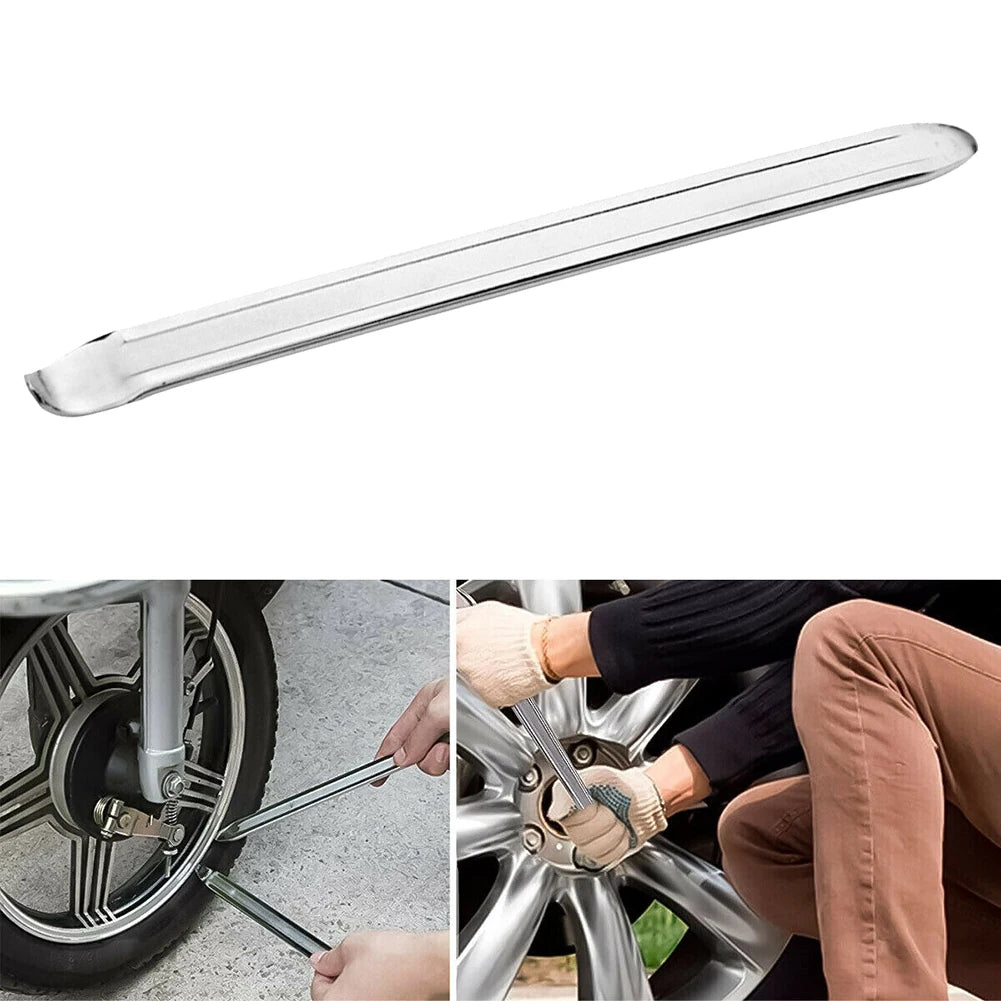 12in/30CM Car Motorcycle Spoon Tire Iron Repair Tool Kit Changing Changer Bars Lever Tire Tool Chrome 1pcs