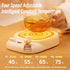 220V Coffee Mug Warmer Electric Cup Heater 4 Temperature Settings Heating Coaster for Tea Milk Water Warming Pad Timed Shutdown