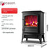 DeCarson simulation flame fireplace heater, European style heating stove, household stove, hot air, mechanical and electrical