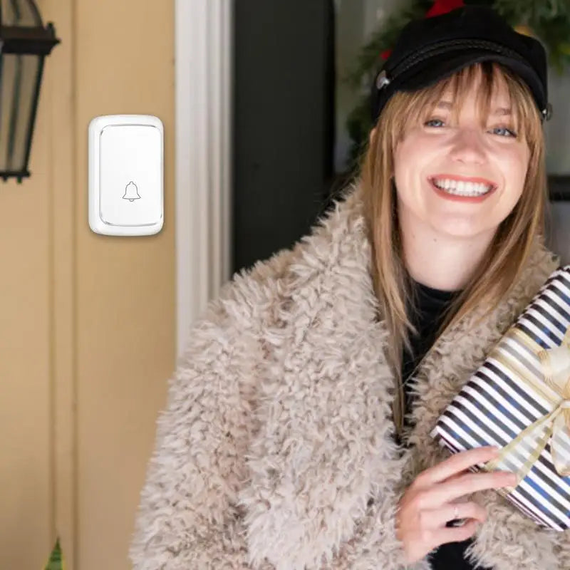 Home Welcome Doorbell Intelligent Wireless Doorbell Waterproof 60 Songs Remote Smart Door Bell