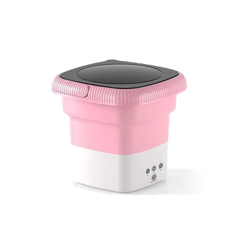 Mini Washing Machine Folding Small Household Portable Dormitory Underwear Washing And Socks Washing And Removing All-in-one