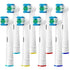 4 Pcs/Pack Electric Toothbrush Replacement Head Soft Dupont Bristle Tooth Brush Heads For Oral B Toothbrush Nozzles SB-17A