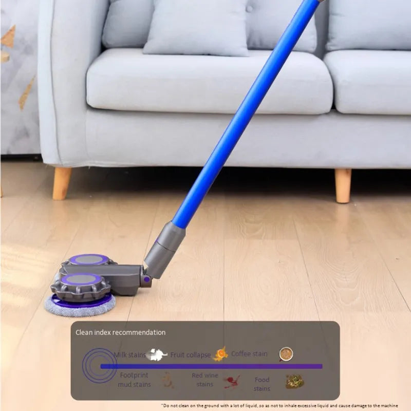 Electric Cleaning Mop Head For Dyson V7 V8 V10 V11 Vacuum Cleaner Parts Mop Head Wet And Dry with Water Tank