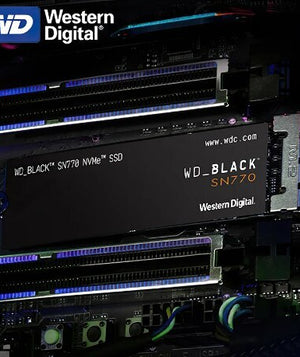Western Digital WD BLACK SN770 NVMe SSD 500GB Internal Gaming Solid State Drive Gen4 PCIe M.2 2280 up to 5150 MB/s